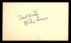 Mickey Grasso Autographed 3.25x5.5 Government Postcard Cleveland Indians "Best Wishes" SKU #201408