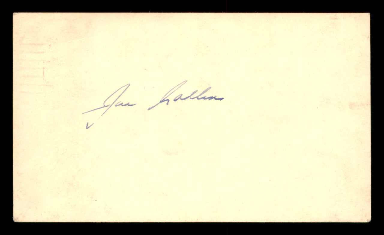 Joe Collins Autographed 3.25x5.5 Government Postcard New York Yankees SKU #201458