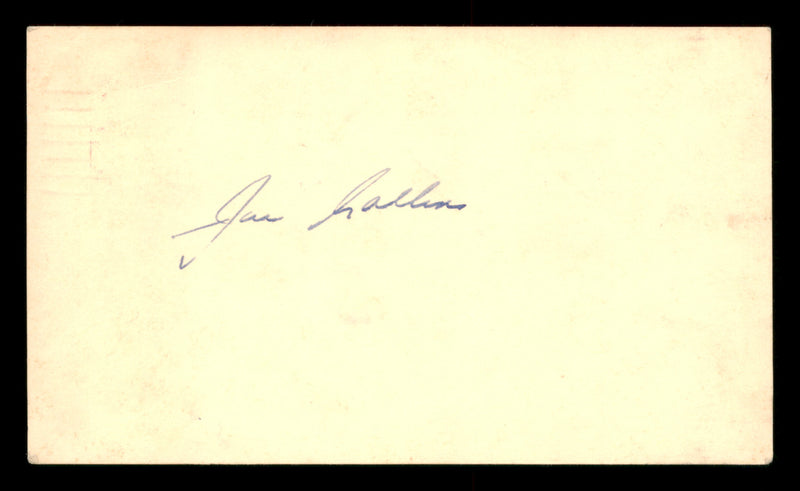 Joe Collins Autographed 3.25x5.5 Government Postcard New York Yankees SKU #201458