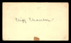 Cliff Chambers Autographed 3.25x5.5 Government Postcard Chicago Cubs SKU #201465