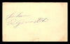 John Wyrostek Autographed 3.25x5.5 Government Postcard Cincinnati Reds SKU #201466