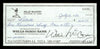 Willie McCovey Autographed 2.75x6 Check San Francisco Giants 1431 SKU #201492