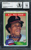 Rod Carew Autographed 1981 Topps Card #100 California Angels Auto Grade 10 Beckett BAS Stock #186043