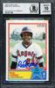 Rod Carew Autographed 1983 O-Pee-Chee Card #386 California Angels Auto Grade 10 Beckett BAS #12511309