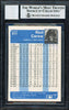 Rod Carew Autographed 1984 Fleer Card #511 California Angels Signed Middle Auto Grade 10 Beckett BAS Stock #186073