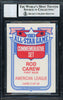 Rod Carew Autographed 1984 Topps All Star Set Card #2 California Angels Auto Grade 10 Beckett BAS #12510568