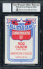 Rod Carew Autographed 1984 Topps All Star Set Card #2 California Angels Auto Grade 10 Beckett BAS #12510570
