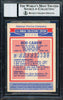 Rod Carew Autographed 1984 Topps Ralston Purina Card #17 California Angels Auto Grade 10 Beckett BAS #12510576