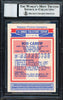 Rod Carew Autographed 1984 Topps Ralston Purina Card #17 California Angels Auto Grade 10 Beckett BAS #12510578