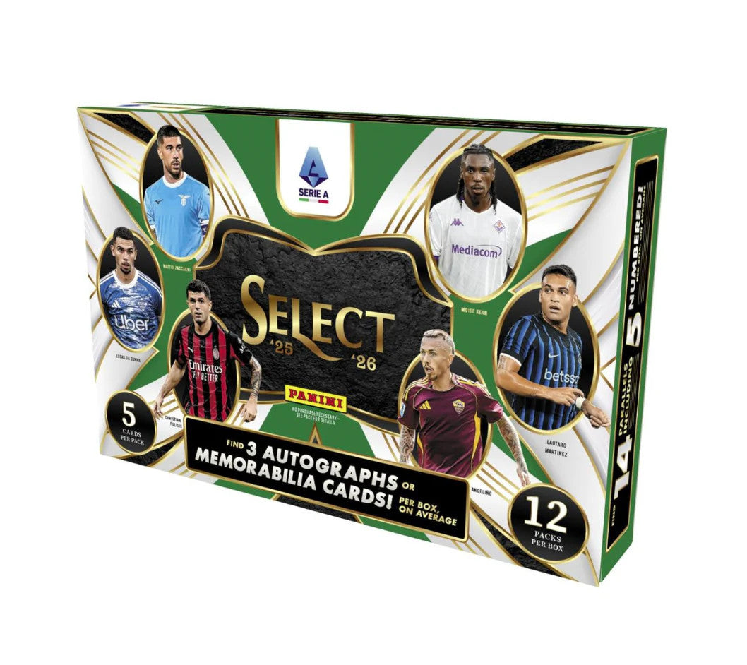 2025-26 Panini Select Serie A Soccer Hobby Box