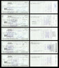 Max McGee Autographed 2.75x6 Check Green Bay Packers Lot of 20 SKU #174044