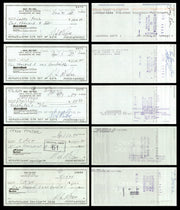 Max McGee Autographed 2.75x6 Check Green Bay Packers Lot of 50 SKU #174046