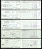 Max McGee Autographed 2.75x6 Check Green Bay Packers Lot of 50 SKU #174046