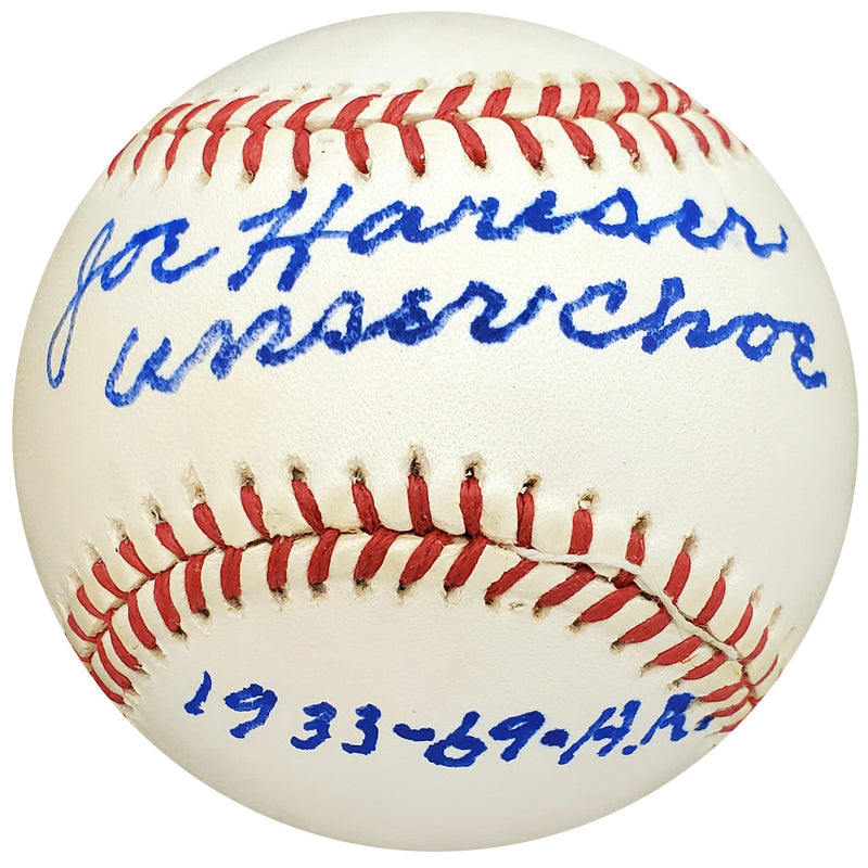Joe Hauser Autographed Official AL Baseball Baltimore Orioles "Unser Choe" PSA/DNA #H31693