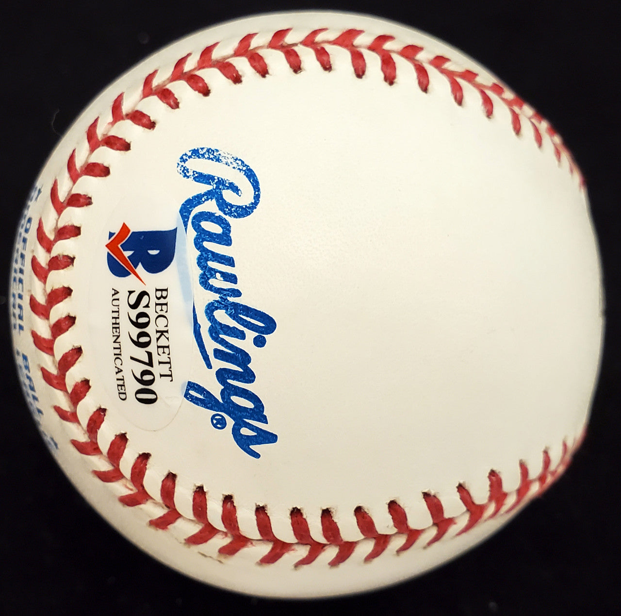 Bill Glynn Autographed Official AL Baseball Cleveland Indians Beckett BAS #S99790
