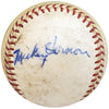 1955 Washington Senators Autographed Official NL Baseball With 4 Total Signatures Including Joe Haynes Beckett BAS #A59241