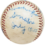 1955 Washington Senators Autographed Official NL Baseball With 4 Total Signatures Including Joe Haynes Beckett BAS #A59241
