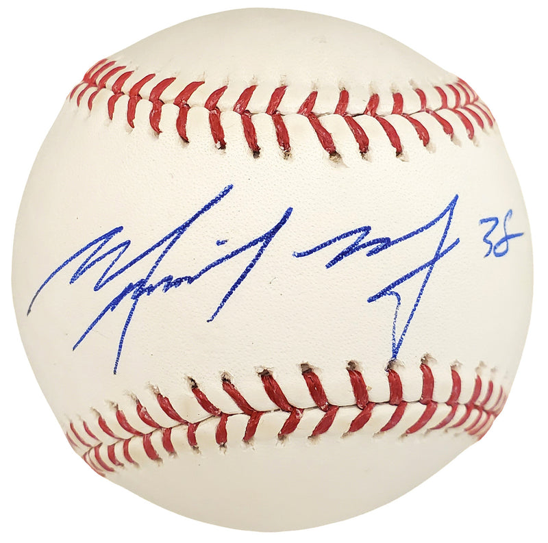 Michael Morse Autographed Official MLB Baseball San Francisco Giants MCS Holo Stock #57860