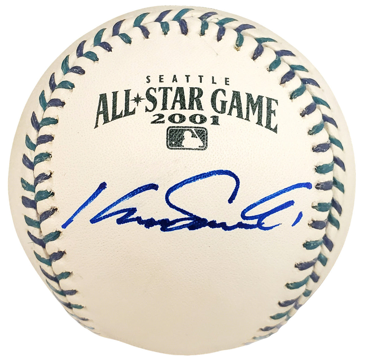 Kazuhiro Sasaki Autographed Official 2001 All Star Baseball Seattle Mariners In Staedtler Beckett BAS Stock #115088
