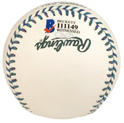Kazuhiro Sasaki Autographed Official 2001 All Star Baseball Seattle Mariners In Staedtler Beckett BAS Stock #115088