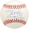 Shane Bieber Autographed Official MLB Baseball Cleveland Indians "2020 AL Cy Young" Beckett BAS Stock #185692