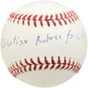 Cristian Pache Autographed Official MLB Baseball Oakland A's Full Name BAS Stock #186807