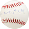 Cristian Pache Autographed Official MLB Baseball Oakland A's Full Name BAS Stock #186807