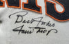 San Francisco Giants Willie Mays Autographed Framed White Rawlings Jersey Size 40 "Best Wishes" Beckett BAS #A53859