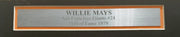 San Francisco Giants Willie Mays Autographed Framed White Rawlings Jersey Size 40 "Best Wishes" Beckett BAS #A53859