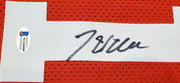 Houston Rockets John Wall Autographed Red Jersey Beckett BAS Stock #189805