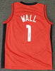 Houston Rockets John Wall Autographed Red Jersey Beckett BAS Stock #189806