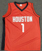 Houston Rockets John Wall Autographed Red Jersey Beckett BAS Stock #189806