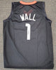 Houston Rockets John Wall Autographed Black Jersey Beckett BAS Stock #189808