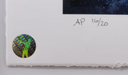Ichiro Suzuki Autographed Framed Topps Project 2020 Fine Art Print Seattle Mariners "51" With Ben Baller AP #/20 IS Holo Stock #190513