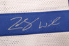 BYU Cougars Zach Wilson Autographed White Jersey Beckett BAS Stock #191150