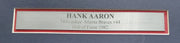 Hank Aaron Autographed Framed 10x30 Panoramic Photo Milwaukee Braves Fanatics Stock #191201