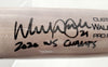 Walker Buehler Autographed Blonde Victus Game Model Bat Los Angeles Dodgers "2020 WS Champs" Beckett BAS QR Stock #193766