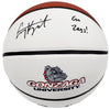 Corey Kispert Autographed Gonzaga Bulldogs White Logo Basketball "Go Zags!" MCS Holo Stock #194802
