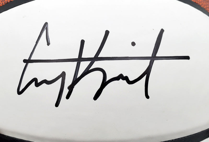 Corey Kispert Autographed Gonzaga Bulldogs White Logo Basketball MCS Holo Stock #194801