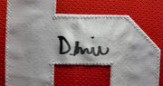 Alabama Crimson Tide Devonta Smith Autographed Framed Red Jersey Beckett BAS Stock #195228