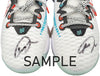 Giannis Antetokounmpo Autographed White Nike Immortality Shoes Miami Heat Size 17 Pair Beckett BAS QR Stock #197439