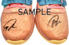 Giannis Antetokounmpo Autographed Crimson Nike Zoom Freak Shoes Bucks Size 16 Pair Beckett BAS QR Stock #197440