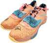 Giannis Antetokounmpo Autographed Crimson Nike Zoom Freak Shoes Bucks Size 16 Pair Beckett BAS QR Stock #197440