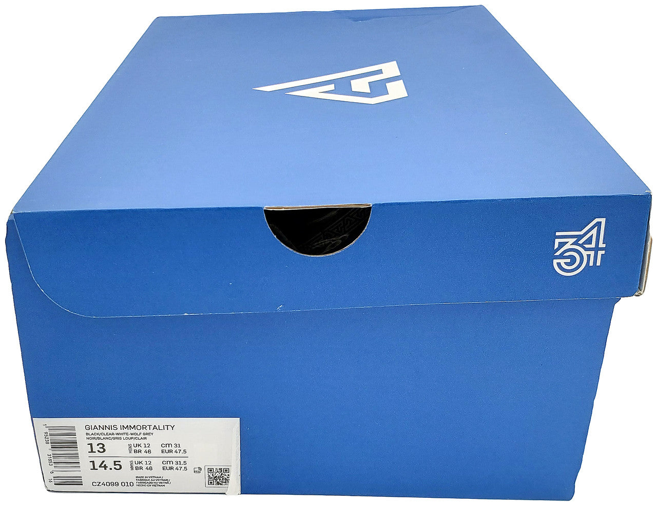 Giannis Antetokounmpo Autographed Black Nike Immortality Shoes Miami Heat Size 13 Pair Beckett BAS QR Stock #197430
