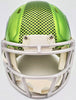 Unsigned Seattle Seahawks Flash Green Speed Mini Helmet Stock #198874
