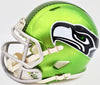 Unsigned Seattle Seahawks Flash Green Speed Mini Helmet Stock #198874