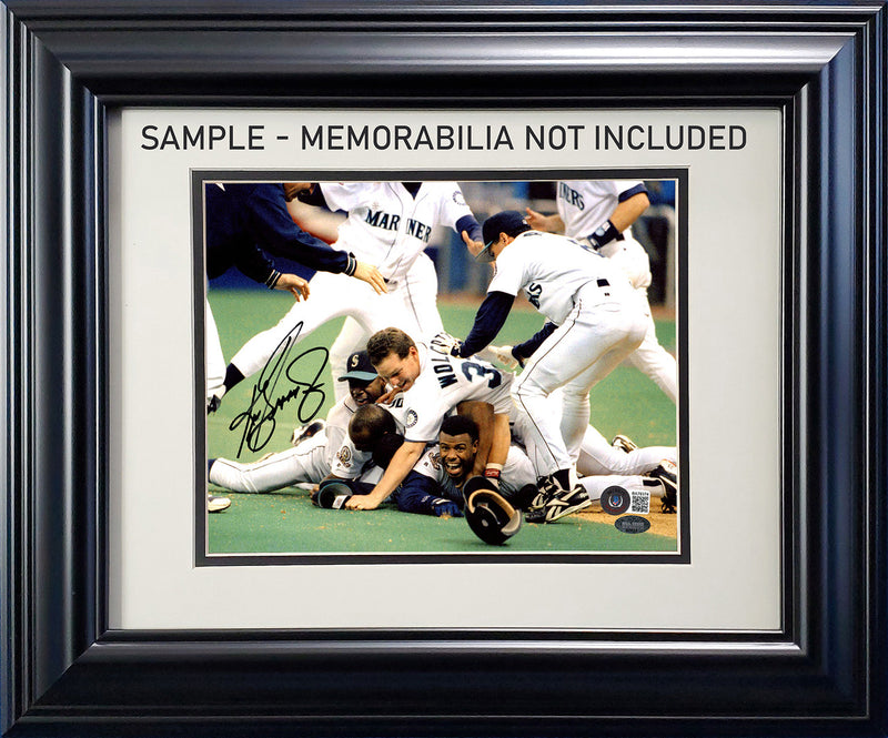 Black Framed 8x10 Photo Framing Kit With 11x14 Option Stock #210994