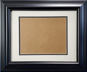 Black Framed 8x10 Photo Framing Kit With 11x14 Option Stock #210994