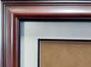 Mahogany Framed 8x10 Photo Framing Kit With 11x14 Option Stock #200319
