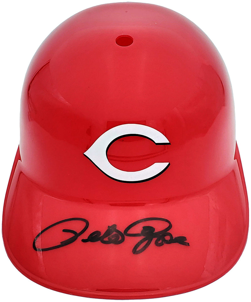 Pete Rose Autographed Cincinnati Reds Batting Helmet PR Holo Stock #196983
